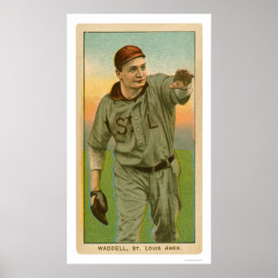 Poster Base-ball 1909 de Rube Waddell