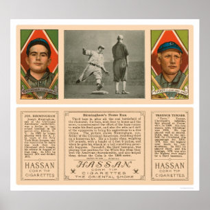 Poster Base-ball 1912 de Cleveland Indians