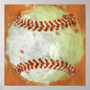 Poster Base-ball abstract