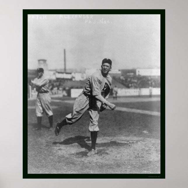 Poster Baseball Alexander Phillies 1915 (Devant)