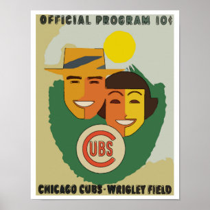 Poster Baseball vintage