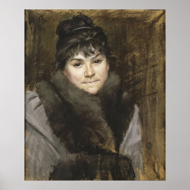 Poster Bashkirtseff - Portrait De Madame X (Devant)