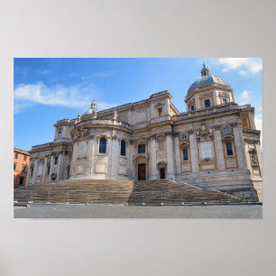 Poster Basilique de Père Noël Maria Maggiore à Rome