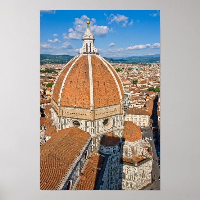 Poster Basilique du Duomo de Père Noël Maria del Fiore -  (Devant)