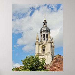 Poster Basilique Saint Martinus à Halle, Belgique