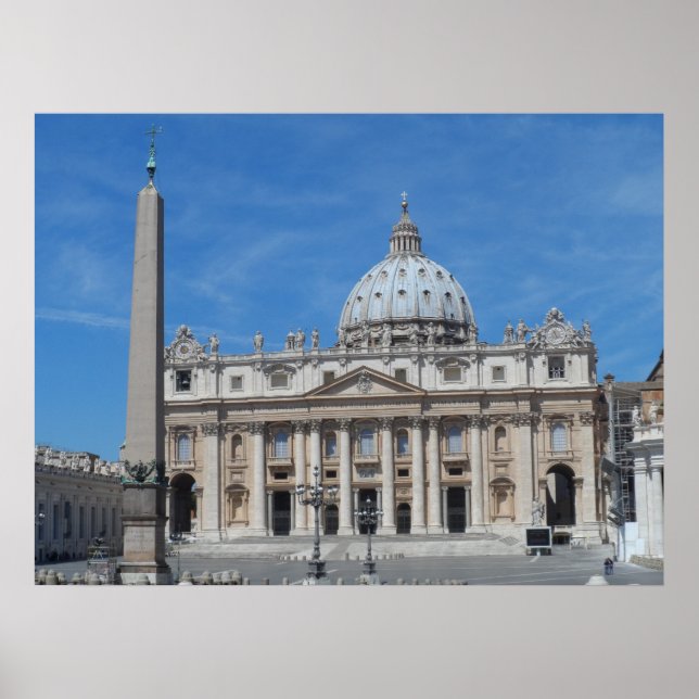 Poster Basilique Saint-Pierre - Vatican (Devant)