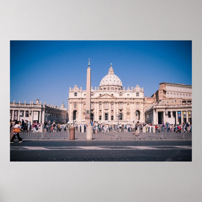 Poster Basilique San Pietro dans le Vatican (Devant)