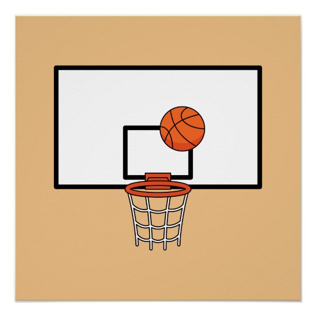 Poster Basket-ball (Devant)