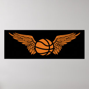 Poster basket-ball : ailes