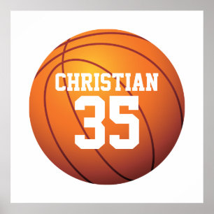 Poster Basket-ball du Personalized