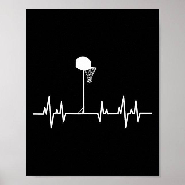 Poster Basket-ball Heartbeat 1 (Devant)