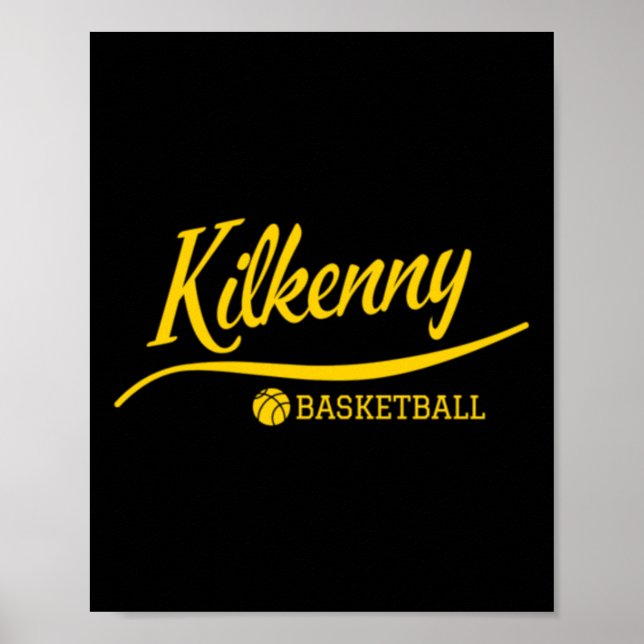 Poster Basket-Ball Kilkenny En Ambre (Devant)