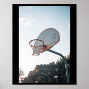 Poster Basket-ball - lever du soleil