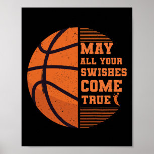Poster Basket-ball mai tous vos Swings obtenir True Colle