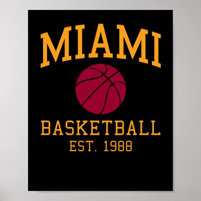 Poster Basket de Miami (Devant)