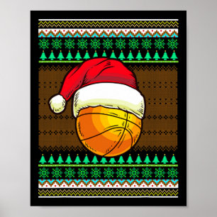 Poster Basket Drôle Pour Hommes Garçons Concevoir Chirma 