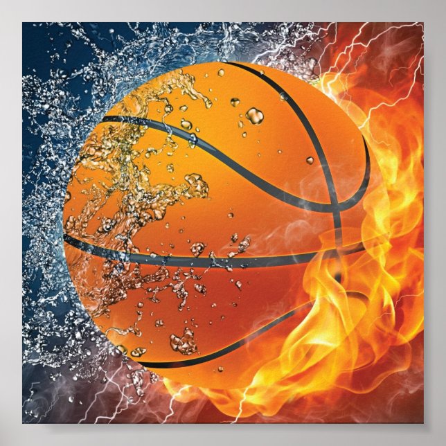 Poster Basket flamboyant (Devant)
