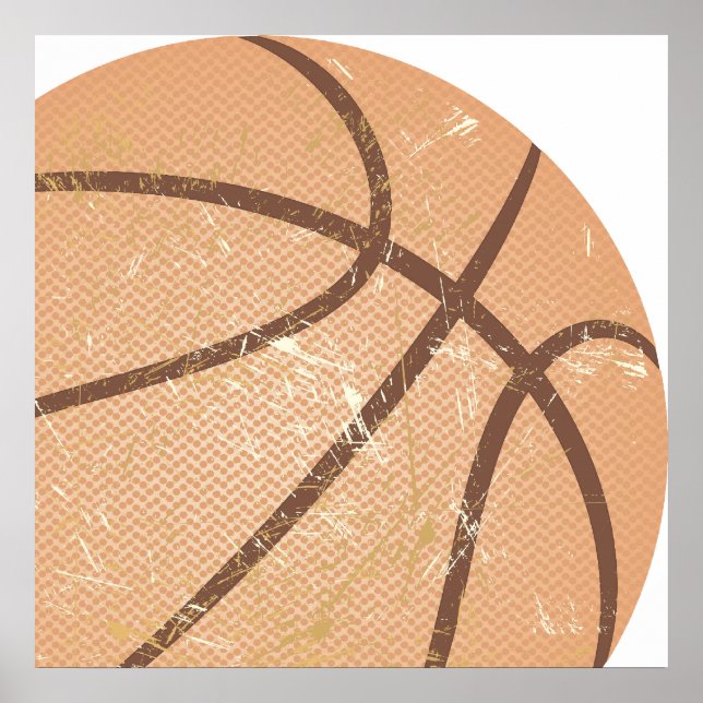 Poster basket vintage (Devant)