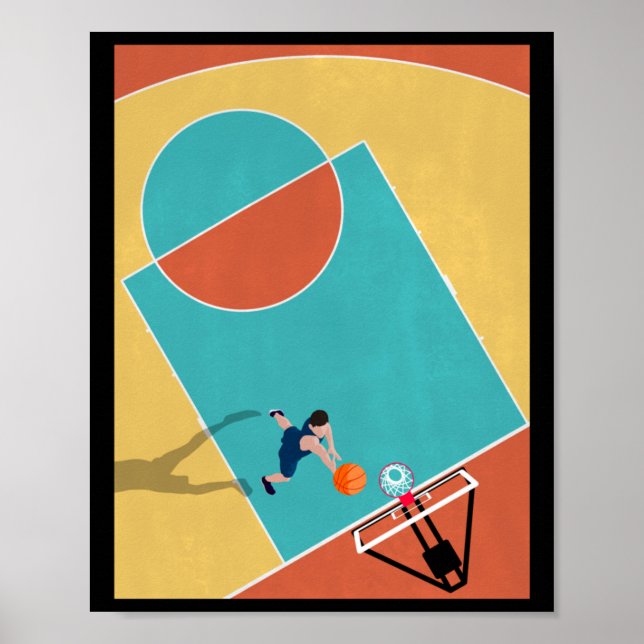 Poster Basketball Dunks 1 (Devant)