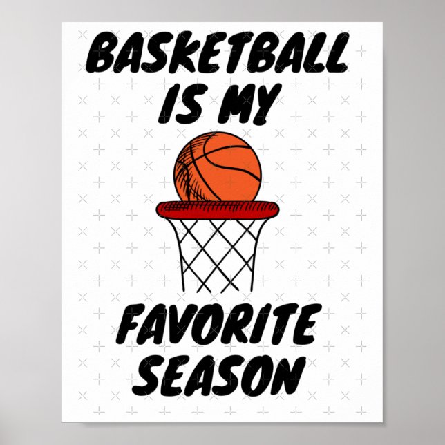 Poster Basketball Est Ma Saison Préférée 8 (Devant)