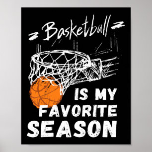 Poster Basketball Est Mon Cadeau De Saison Favorite