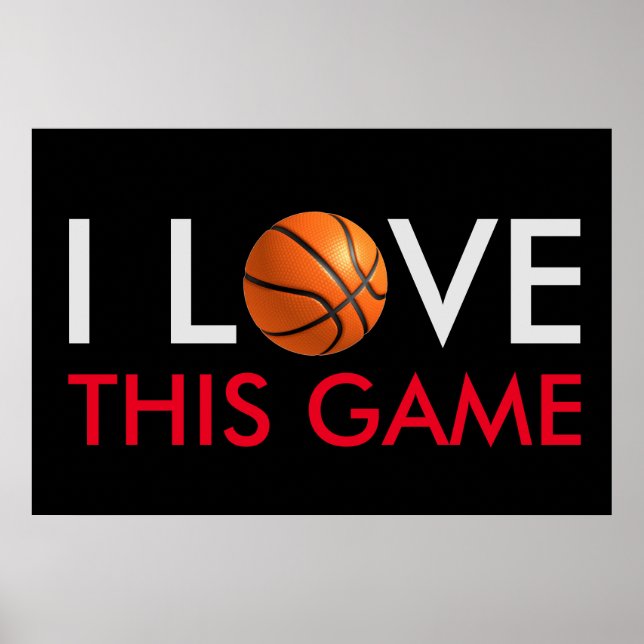 Poster Basketball Love Game (Devant)