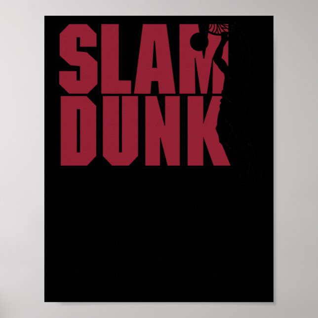 Poster Basketball Slam Dunk (Devant)