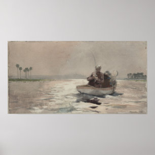 Poster Bass Fishing Floride