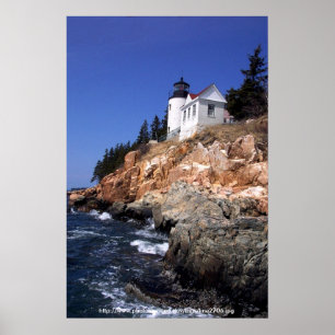 Poster / Bass Harbour Head Lighthouse Maine