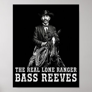 Poster Bass Reeves Le Vrai Lone Ranger Western Noir Son