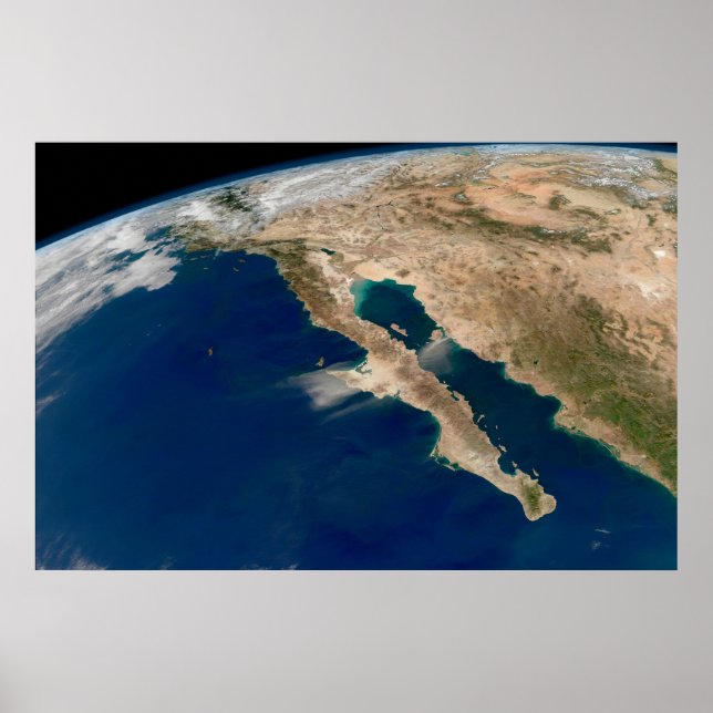 Poster Basse Californie Et Côte Pacifique Du Mexique. (Devant)