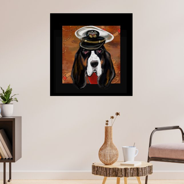POSTER BASSETHOUND (Salon 3)