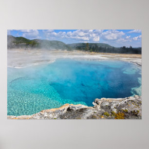 Poster Bassin de Saphir, Parc national de Yellowstone