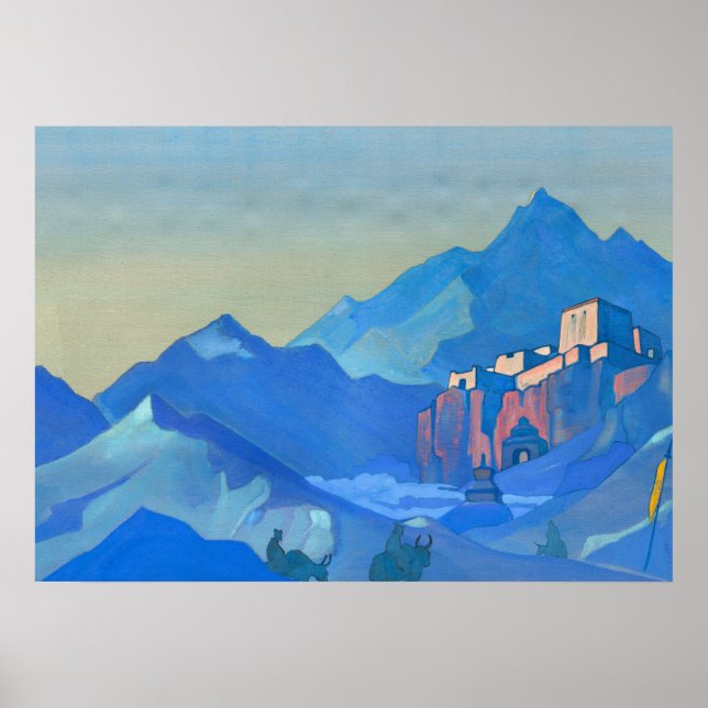 Poster Bastion de l'Esprit, 1932 par Nicholas Roerich (Devant)