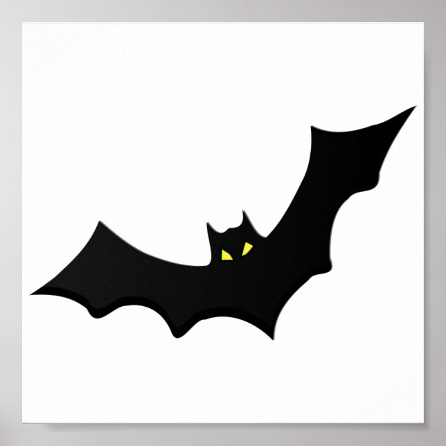 Poster Bat d'Halloween (Devant)