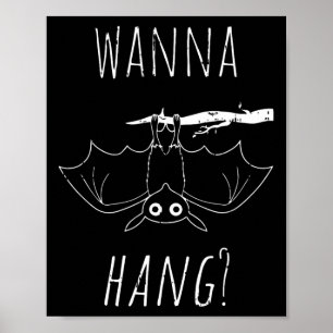 Poster Bat Halloween Costume Cool Hanging Animal Hommes F
