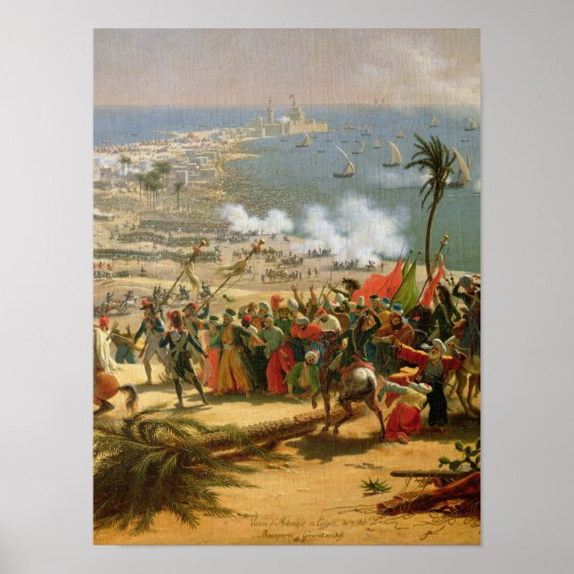 Poster Bataille d'Aboukir, le 25 juillet 1799 (Devant)