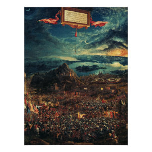 Poster Bataille d'Alexandre à Issus
