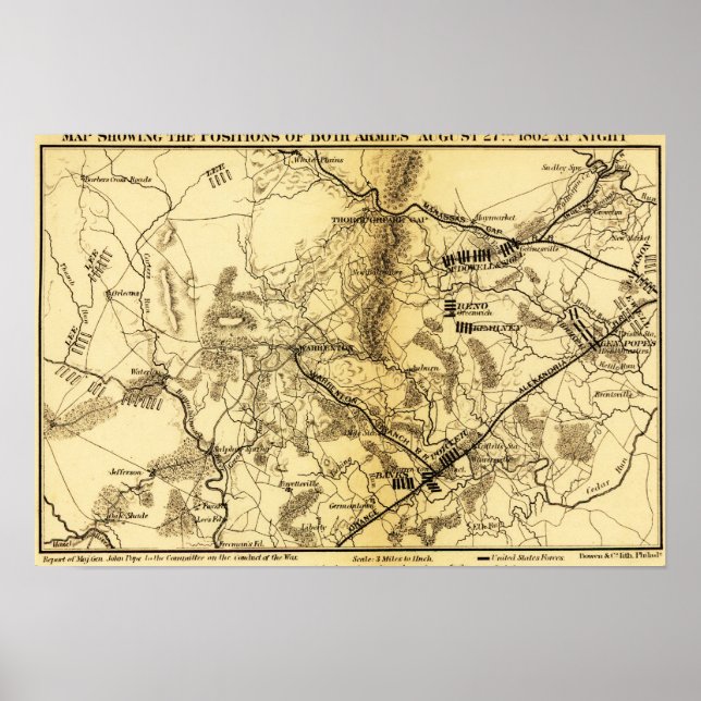 Poster Bataille de Bull Run 3 (Devant)