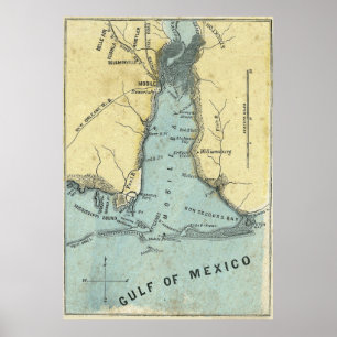 Poster Bataille de carte de baie mobile