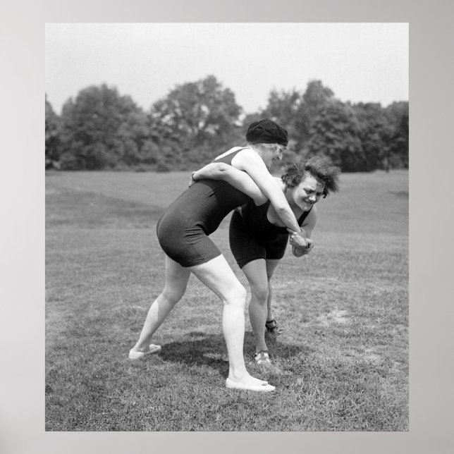 Poster Bataille de chats, début des années 1900 (Devant)