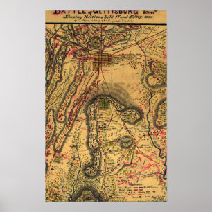 Poster Bataille de Gettysburg