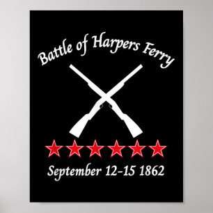 Poster Bataille De Harpers Ferry Batailles Civiles Guerre