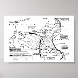 Poster Bataille de la Bulge