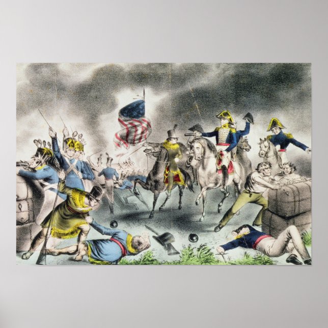 Poster Bataille de la Nouvelle-Orléans, pub.Nathaniel Cur (Devant)