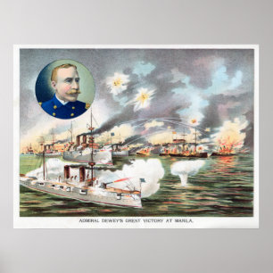 Poster Bataille de Manila Bay