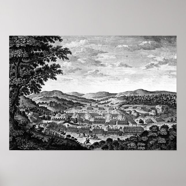 Poster Bataille de Reichenburg, le 21 avril 1757 (Devant)