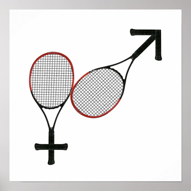 Poster Bataille de Sexes Tennis (Devant)