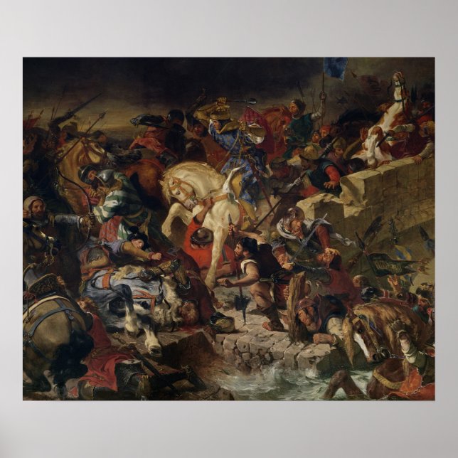 Poster Bataille de Taillebourg, le 21 juillet 1242, 1837 (Devant)