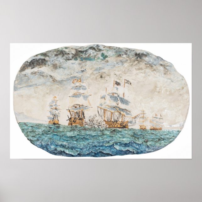 Poster Bataille de Trafalgar 1805 1998 (Devant)